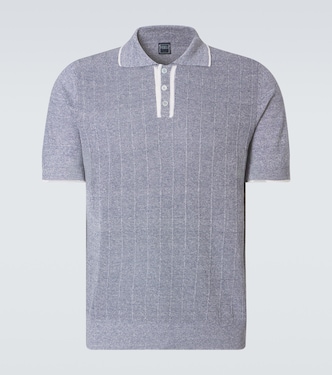 Dodo linen and cotton polo shirt | Fedeli