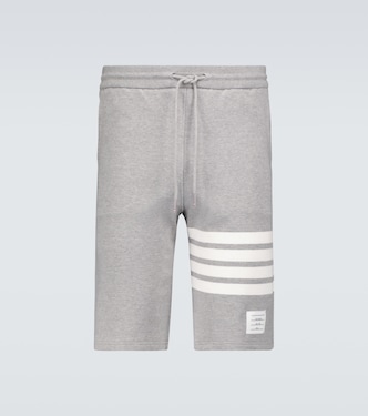 4-Bar jersey cotton shorts | Thom Browne