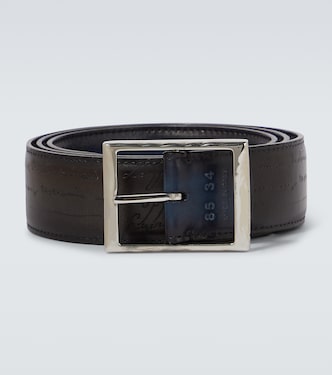 Classic Scritto reversible leather belt | Berluti