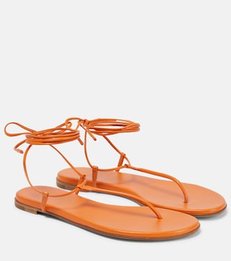 Sandali infradito Gwyneth in pelle | Gianvito Rossi