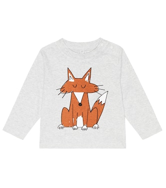 Baby - Top in jersey di cotone con stampa | Stella McCartney Kids