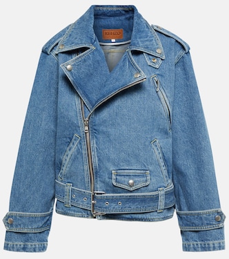 Chaqueta biker en denim | Kenzo