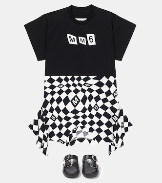Buckled leather sandals | MM6 Maison Margiela Kids