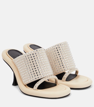 Mules Bumper Tube en cuir à ornements | JW Anderson