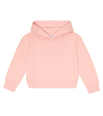 Logo cotton hoodie | Woolrich Kids