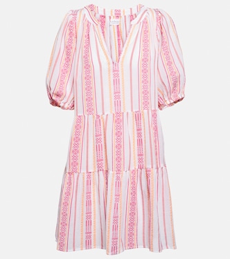 Monique jacquard cotton minidress | Velvet