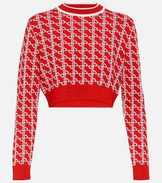 Jersey de lana con logo en jacquard | Patou