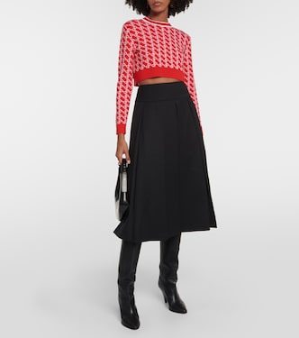 Jersey de lana con logo en jacquard | Patou
