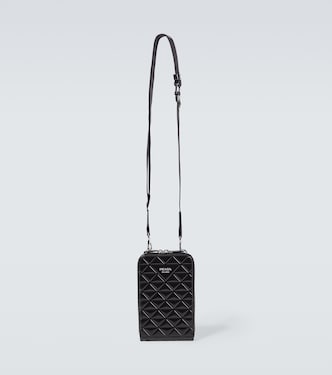 Embellished leather phone case | Prada
