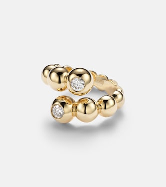 Bague Audrey Large en or 18 ct et diamants | Melissa Kaye