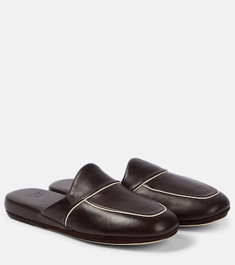 Slippers Beck in pelle  | The Row