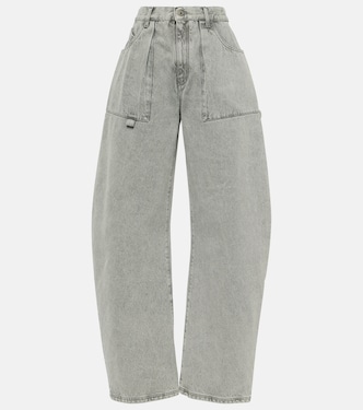 Effie mid-rise barrel-leg jeans | The Attico