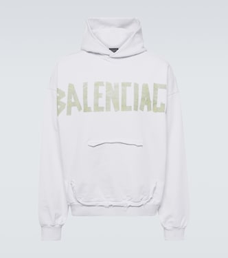 Sudadera Tape Type Ripped de forro polar | Balenciaga