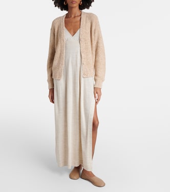 Cardigan aus Seide, Kaschmir und Leinen | Loro Piana