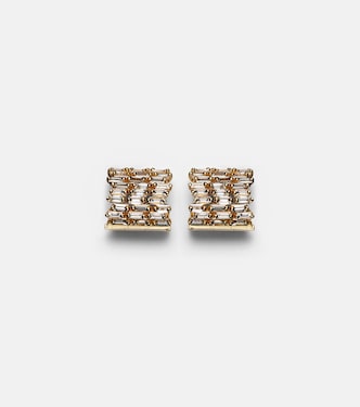 Ohrringe aus 18kt Gelbgold mit Diamanten | Suzanne Kalan