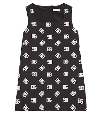 Kleid aus einem Seidengemisch | Dolce&Gabbana Kids