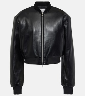 Veste bomber Micky en cuir synthétique | The Frankie Shop