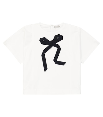 T-shirt in misto cotone con stampa | Il Gufo