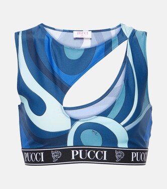Sujetador deportivo Marmo con aberturas | Pucci
