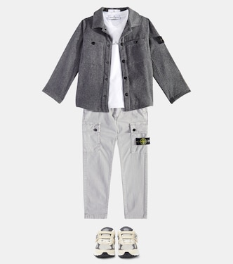 T-shirt Compass en coton | Stone Island Junior