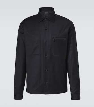 Hemdjacke aus Wolle | Zegna
