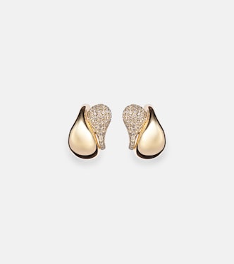 Ohrringe aus 18kt Gelbgold mit Diamanten | Shay Jewelry
