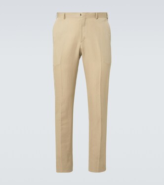 Gerade Hose Pienza aus Leinen und Baumwolle | Brioni