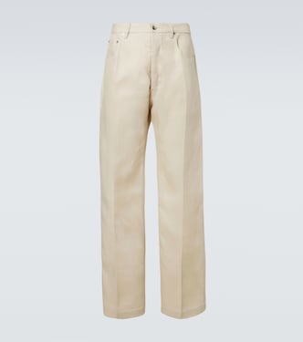 Weite Hose Geth aus Leinen-Twill | Rick Owens