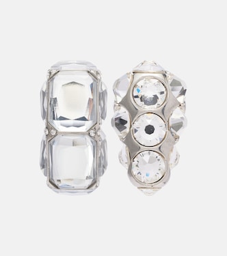 Asymmetric embellished earrings | Acne Studios