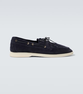 Sea-Sail Walk suede boat shoes | Loro Piana