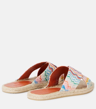 Harlow Zigzag espadrille slides | Missoni