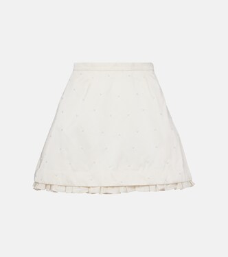 Verzierter Minirock Camelia  | Clio Peppiatt
