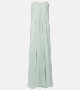 Robe aus Seiden-Chiffon | McQueen