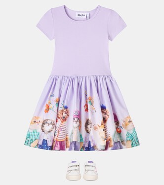 Robe Cissa imprimée en coton mélangé | Molo
