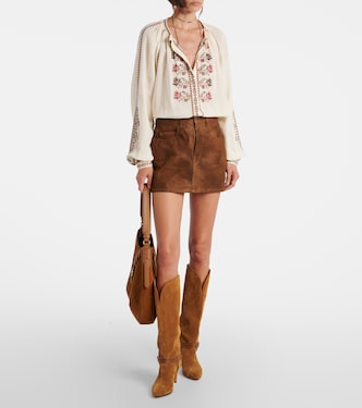 Lynne embroidered cotton blouse | Marant Etoile
