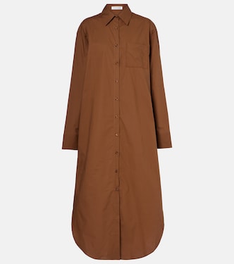 Hemdblusenkleid Helena aus Baumwolle | The Frankie Shop