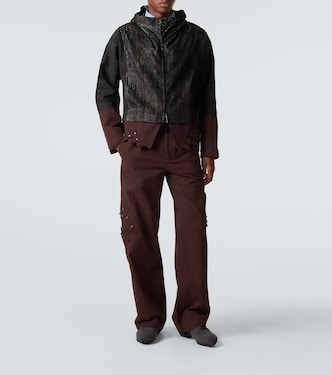 Veste à capuche Estike en soie mélangée | Kiko Kostadinov