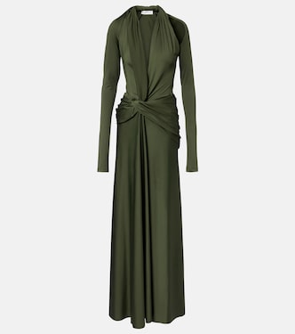 Gathered jersey gown | Victoria Beckham