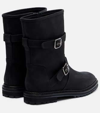Sulaltrosa leather biker boots | Manolo Blahnik