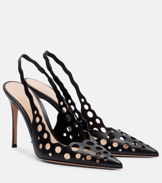 95 leather slingback pumps | Gianvito Rossi