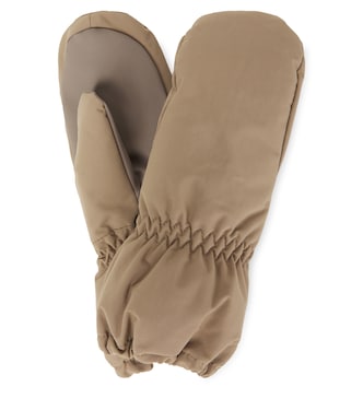 Monta fleece-lined mittens | Wheat