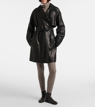 Siempra leather coat | The Row