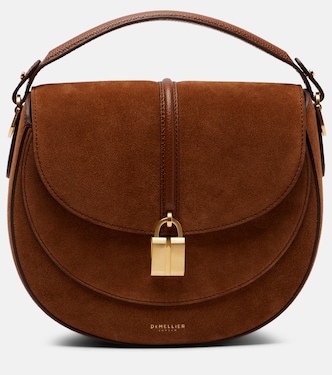 Siena leather-trimmed suede crossbody bag | DeMellier