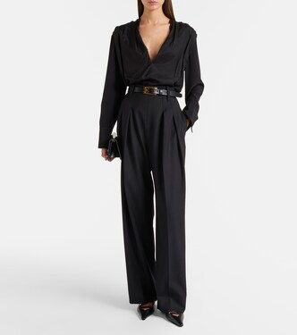 Silk crêpe de chine blouse | Victoria Beckham