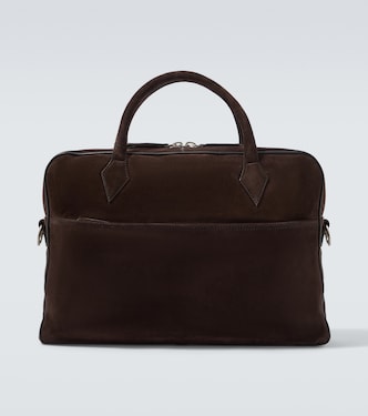 Closer Slim suede briefcase | Métier