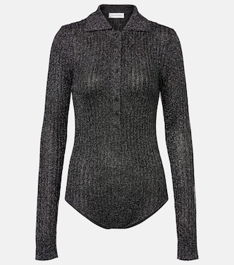Solana knitted lamé bodysuit | The Frankie Shop