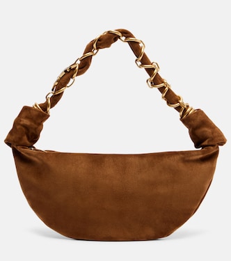 Schultertasche Amalia Mini aus Veloursleder | Saint Laurent