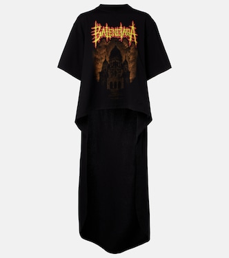 Printed cotton jersey T-shirt | Balenciaga