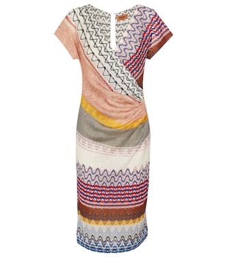 Zig-zag knit midi dress | Missoni
