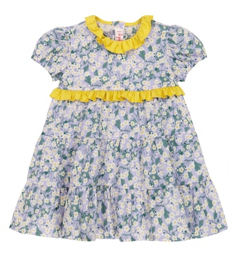Bebé - vestido de algodón floral | Il Gufo